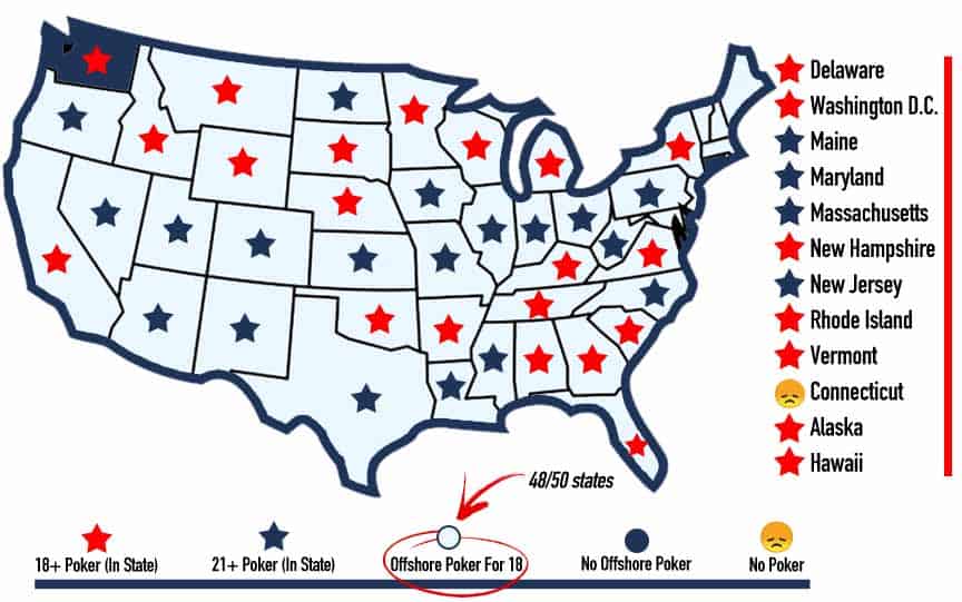 US Poker Map